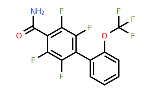 1261833-13-9 | 2,3,5,6-Tetrafluoro-2'-(trifluoromethoxy)biphenyl-4-carboxylic acid amide