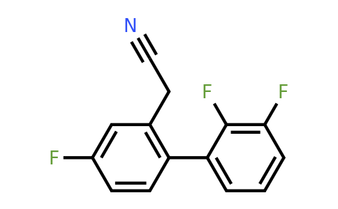 1261833-18-4 | 4,2',3'-Trifluorobiphenyl-2-acetonitrile