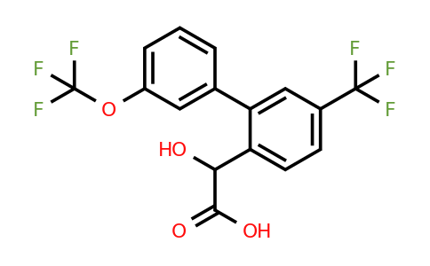 1261833-28-6 | Hydroxy-(3'-trifluoromethoxy-5-trifluoromethylbiphenyl-2-yl)-acetic acid