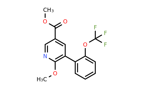 1261833-29-7 | Methyl 6-methoxy-5-(2-(trifluoromethoxy)phenyl)nicotinate