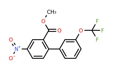 1261833-53-7 | Methyl 4-nitro-3'-(trifluoromethoxy)biphenyl-2-carboxylate