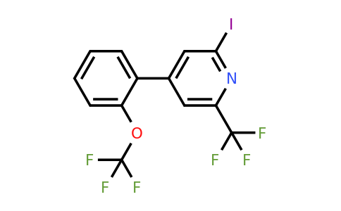 1261833-61-7 | 2-Iodo-4-(2-(trifluoromethoxy)phenyl)-6-(trifluoromethyl)pyridine
