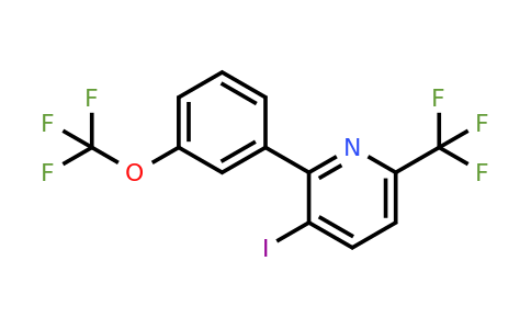 1261833-64-0 | 3-Iodo-2-(3-(trifluoromethoxy)phenyl)-6-(trifluoromethyl)pyridine