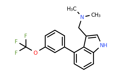 1261833-70-8 | 4-(3-(Trifluoromethoxy)phenyl)gramine