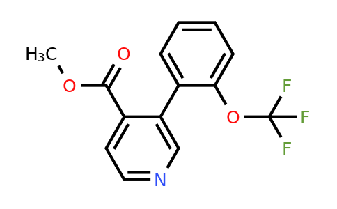 1261833-76-4 | Methyl 3-(2-(trifluoromethoxy)phenyl)isonicotinate