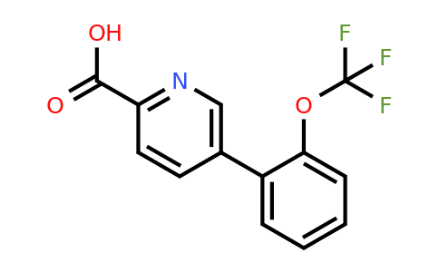 1261833-86-6 | 5-(2-(Trifluoromethoxy)phenyl)picolinic acid