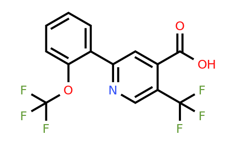 1261833-99-1 | 2-(2-(Trifluoromethoxy)phenyl)-5-(trifluoromethyl)isonicotinic acid