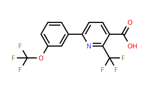 1261834-09-6 | 6-(3-(Trifluoromethoxy)phenyl)-2-(trifluoromethyl)nicotinic acid