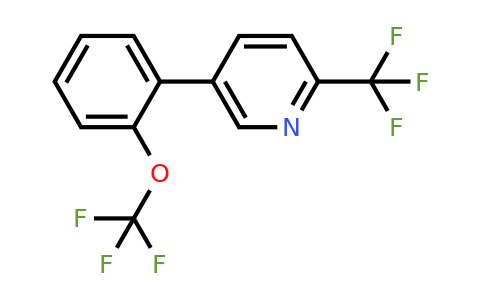 1261834-18-7 | 5-(2-(Trifluoromethoxy)phenyl)-2-(trifluoromethyl)pyridine