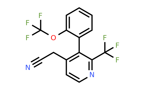 1261834-22-3 | 3-(2-(Trifluoromethoxy)phenyl)-2-(trifluoromethyl)pyridine-4-acetonitrile