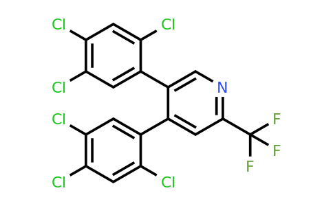 1261834-37-0 | 4,5-Bis(2,4,5-trichlorophenyl)-2-(trifluoromethyl)pyridine