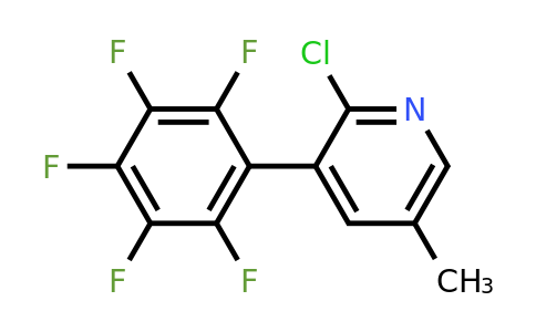 2-Chloro-5-methyl-3-(perfluorophenyl)pyridine