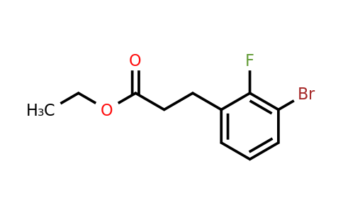 1261835-59-9 | Ethyl 3-(3'-bromo-2'-fluorophenyl)propionate