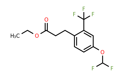 1261835-84-0 | Ethyl 3-(4'-(difluoromethoxy)-2'-(trifluoromethyl)phenyl)propionate