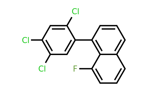 1261835-92-0 | 1-Fluoro-8-(2,4,5-trichlorophenyl)naphthalene