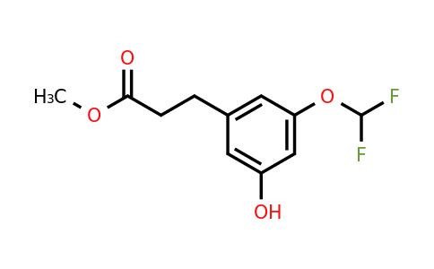 1261836-05-8 | Methyl 3-(3'-(difluoromethoxy)-5'-hydroxyphenyl)propionate