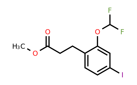 1261836-12-7 | Methyl 3-(2'-(difluoromethoxy)-4'-iodophenyl)propionate