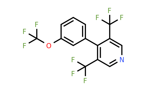 1261836-21-8 | 3,5-Bis(trifluoromethyl)-4-(3-(trifluoromethoxy)phenyl)pyridine
