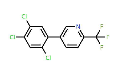 1261836-22-9 | 5-(2,4,5-Trichlorophenyl)-2-(trifluoromethyl)pyridine