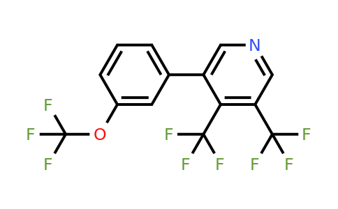 1261836-26-3 | 4,5-Bis(trifluoromethyl)-3-(3-(trifluoromethoxy)phenyl)pyridine