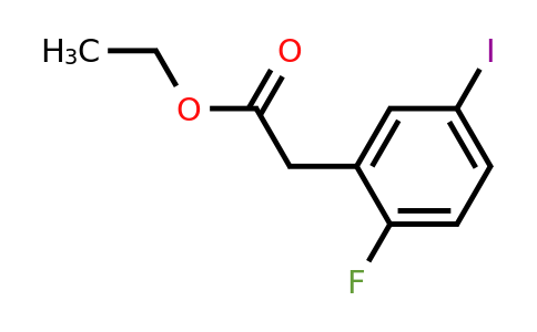 1261836-30-9 | Ethyl 2-fluoro-5-iodophenylacetate