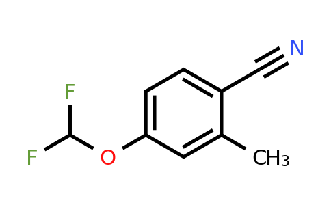 1261836-44-5 | 2-Cyano-5-(difluoromethoxy)toluene