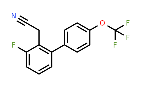 1261837-10-8 | 3-Fluoro-4'-(trifluoromethoxy)biphenyl-2-acetonitrile