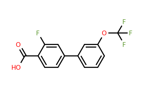 1261837-34-6 | 2-Fluoro-4-(3-trifluoromethoxyphenyl)benzoic acid