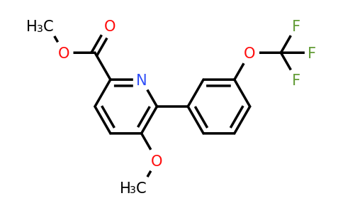 1261837-68-6 | Methyl 5-methoxy-6-(3-(trifluoromethoxy)phenyl)picolinate