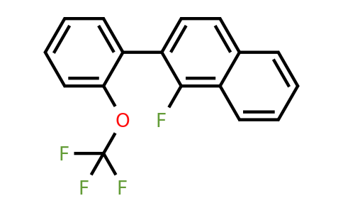 1261837-99-3 | 1-Fluoro-2-(2-(trifluoromethoxy)phenyl)naphthalene