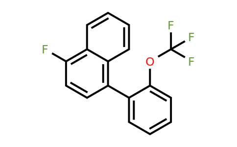 1261838-03-2 | 1-Fluoro-4-(2-(trifluoromethoxy)phenyl)naphthalene