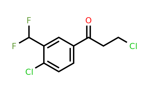 1261838-60-1 | 3,4'-Dichloro-3'-(difluoromethyl)propiophenone