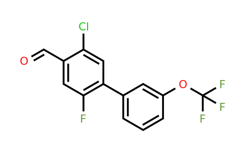 1261838-67-8 | 5-Chloro-2-fluoro-3'-(trifluoromethoxy)biphenyl-4-carboxaldehyde