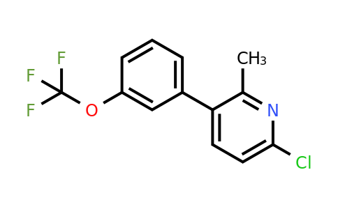 6-Chloro-2-methyl-3-(3-(trifluoromethoxy)phenyl)pyridine