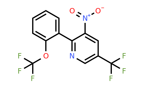 1261839-38-6 | 3-Nitro-2-(2-(trifluoromethoxy)phenyl)-5-(trifluoromethyl)pyridine