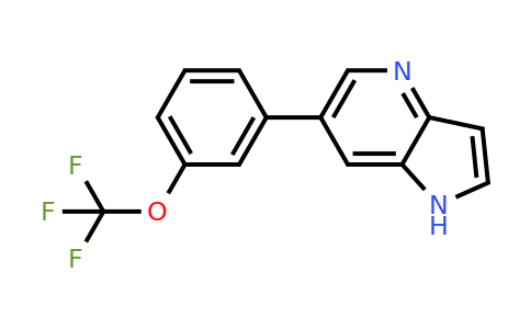 1261839-78-4 | 6-(3-(Trifluoromethoxy)phenyl)-1H-pyrrolo[3,2-b]pyridine