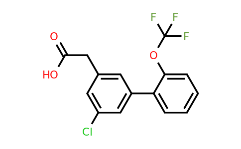 5-Chloro-2'-(trifluoromethoxy)biphenyl-3-acetic acid