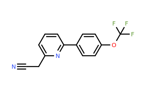 1261840-19-0 | 6-(4-(Trifluoromethoxy)phenyl)pyridine-2-acetonitrile