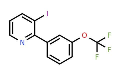 1261840-21-4 | 3-Iodo-2-(3-(trifluoromethoxy)phenyl)pyridine