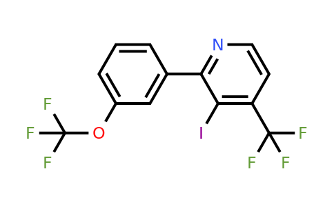 1261840-42-9 | 3-Iodo-2-(3-(trifluoromethoxy)phenyl)-4-(trifluoromethyl)pyridine