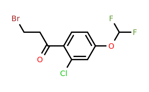 1261840-45-2 | 3-Bromo-2'-chloro-4'-(difluoromethoxy)propiophenone