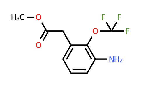 1261840-49-6 | Methyl 3-amino-2-(trifluoromethoxy)phenylacetate