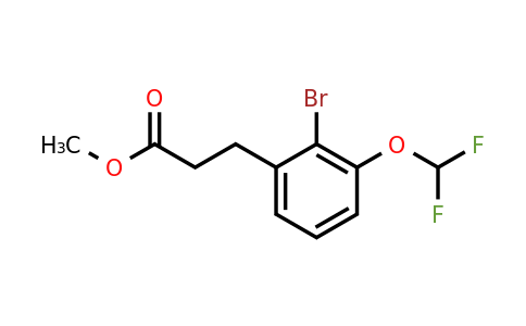 1261840-68-9 | Methyl 3-(2'-bromo-3'-(difluoromethoxy)phenyl)propionate