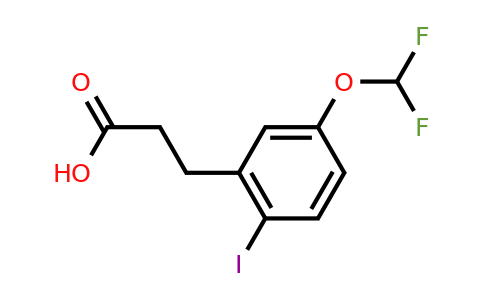 1261840-83-8 | 3-(5'-(Difluoromethoxy)-2'-iodophenyl)propionic acid