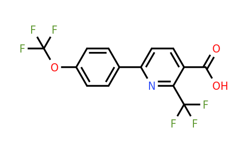 1261840-86-1 | 6-(4-(Trifluoromethoxy)phenyl)-2-(trifluoromethyl)nicotinic acid