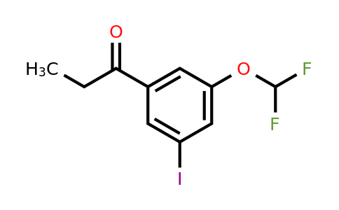 1261840-87-2 | 3'-(Difluoromethoxy)-5'-iodopropiophenone