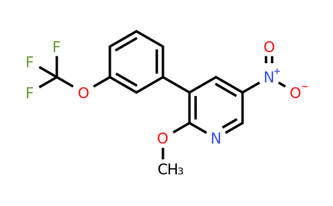 1261840-91-8 | 2-Methoxy-5-nitro-3-(3-(trifluoromethoxy)phenyl)pyridine