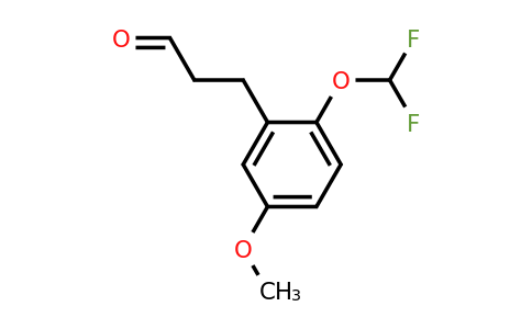 1261840-95-2 | 3-(2'-(Difluoromethoxy)-5'-methoxyphenyl)propionaldehyde