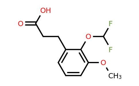 1261840-98-5 | 3-(2'-(Difluoromethoxy)-3'-methoxyphenyl)propionic acid