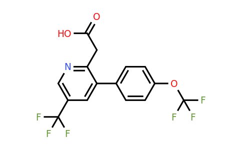 1261841-08-0 | 3-(4-(Trifluoromethoxy)phenyl)-5-(trifluoromethyl)pyridine-2-acetic acid